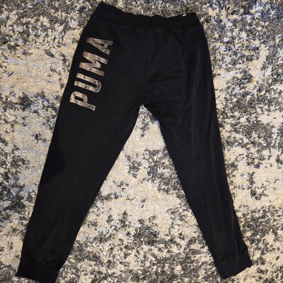 Puma Women’s Essential Training Joggers | Size Medium | Black - Picture 2 of 3